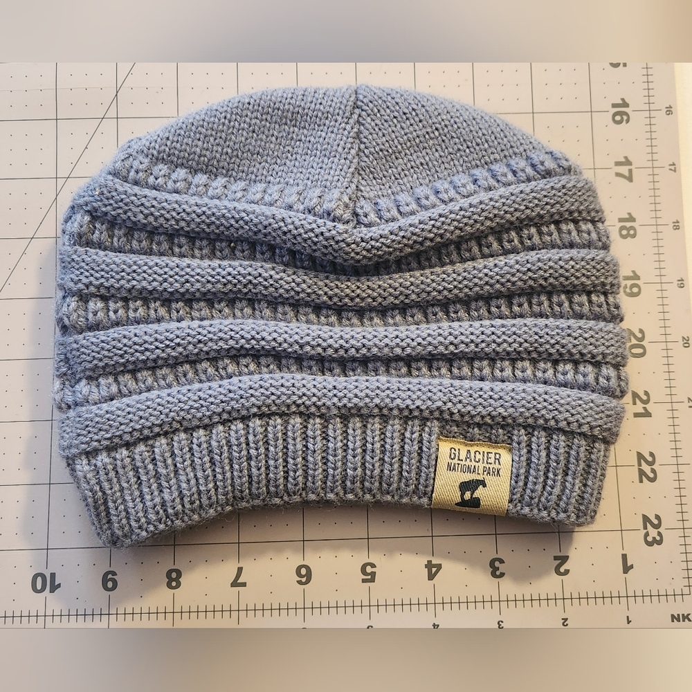 Glacier National Park Blue Knit Beanie